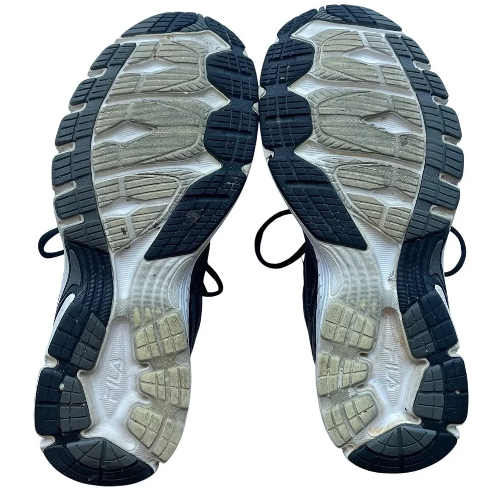 Fila Memory Foam Trail Running Shoes Womens‎ Size 8 Black Athletic Sneakers
